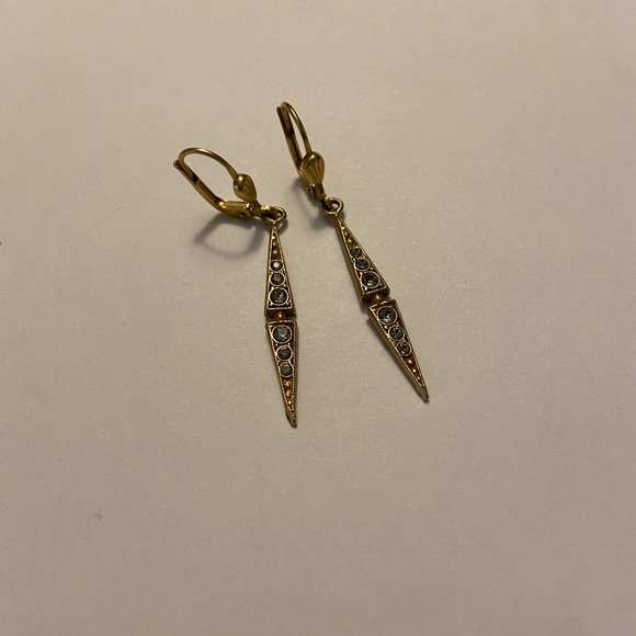 Petite Spike Drop Earrings - Picture 1 of 2